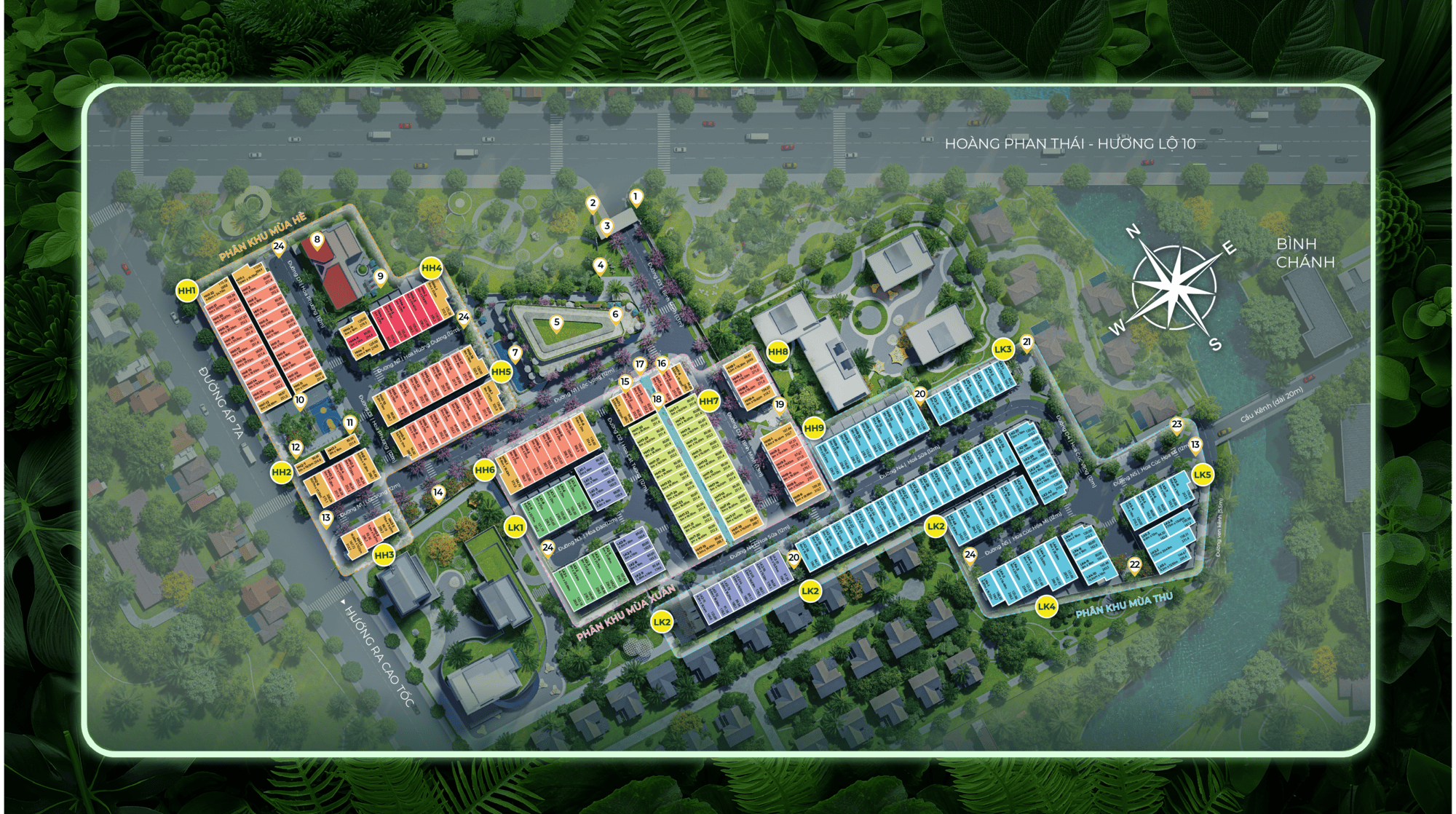 Mặt bằng tổng thể dự án The Larita